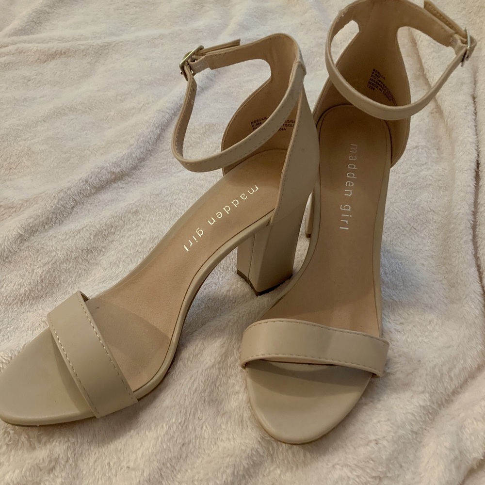 nude madden girl heels